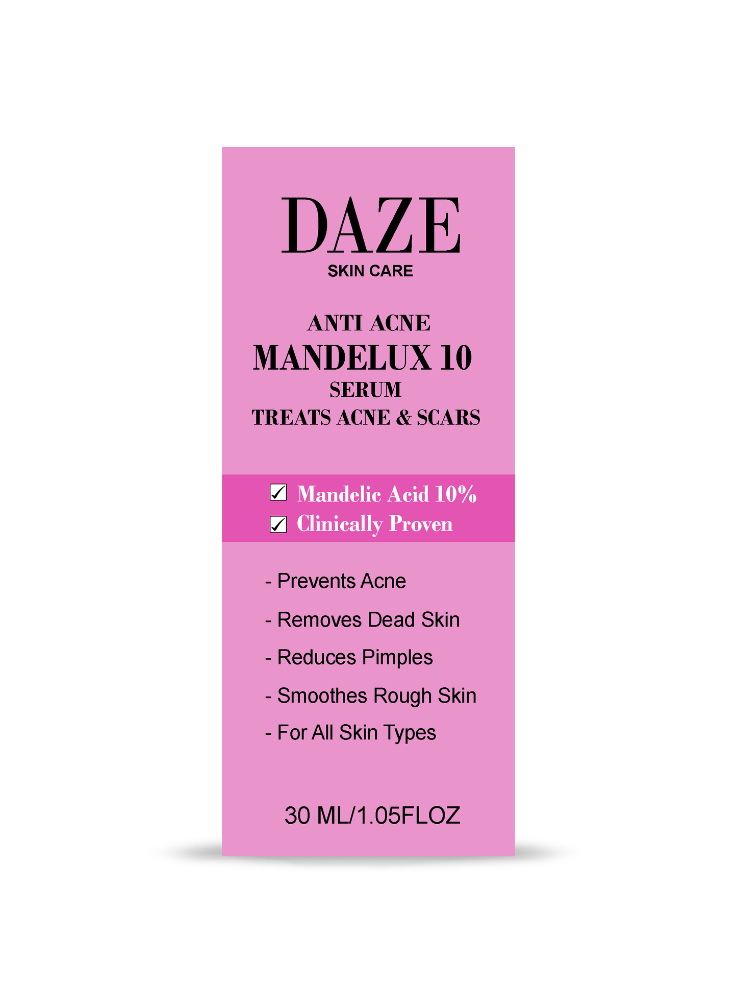 Mandelux 10 - Anti Acne Serum with 10% Mandelic Acid