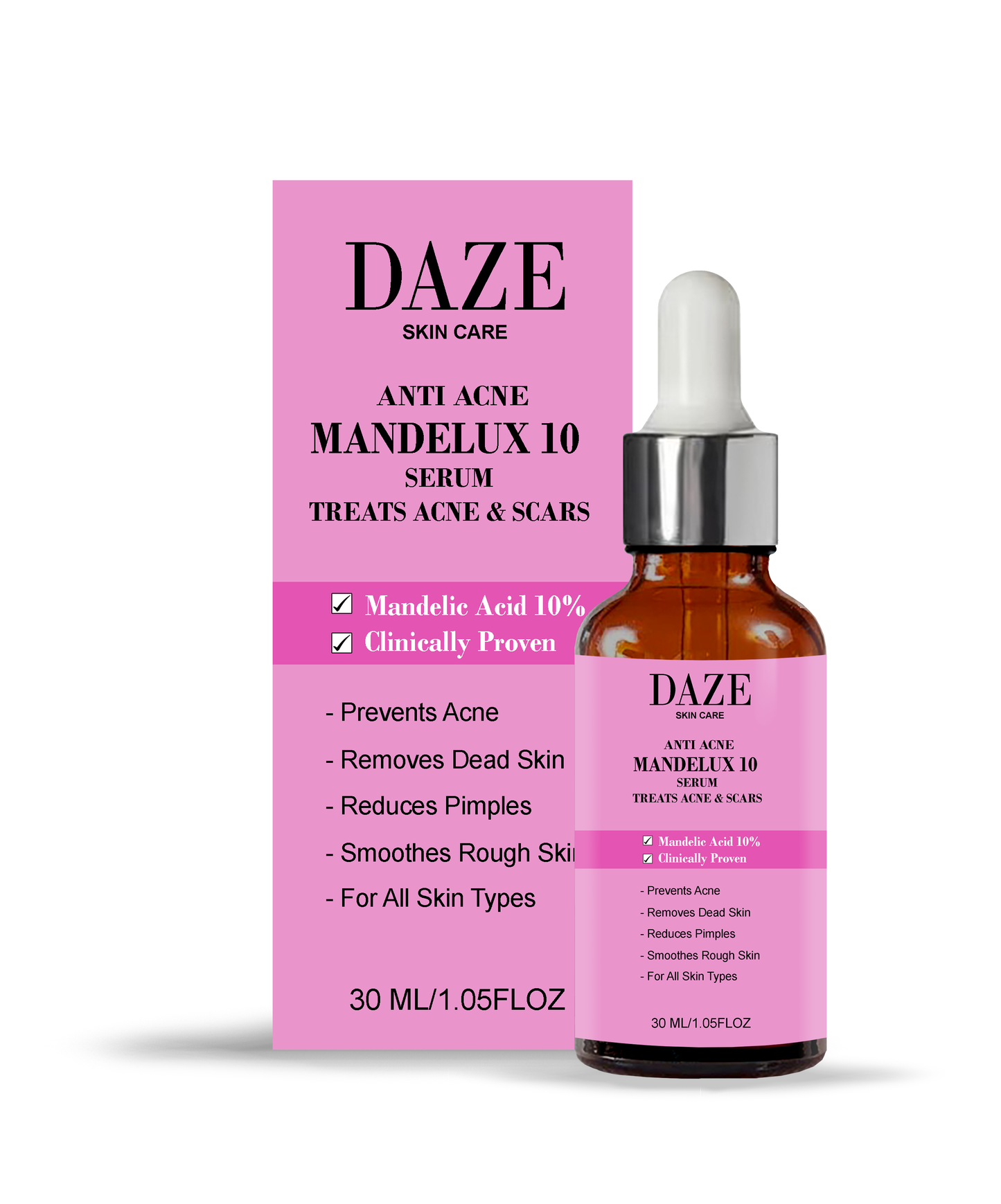 Mandelux 10 - Anti Acne Serum with 10% Mandelic Acid