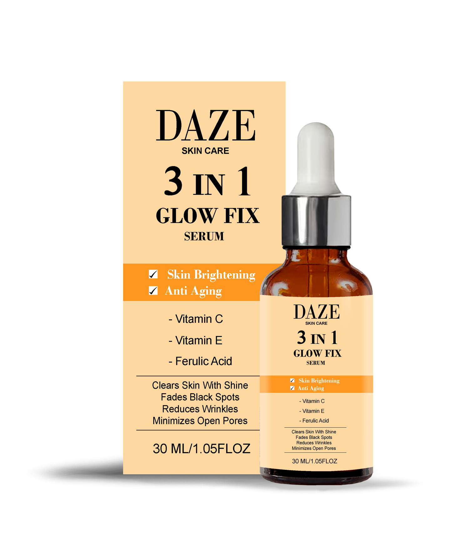 Glow Fix - 3 IN 1 - Brightening & Anti- Aging Serum
